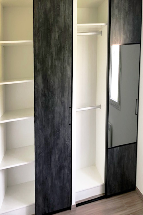 2 Ensembles 2 portes de placard coulissantes - 2/2 2 Ensembles 2 portes de placard coulissantes - 2/2
